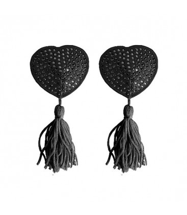 CUBRE PEZONES NEGRO STRASS