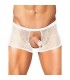 MALE POWER BOXER DE RED CON ABERTURA BLANCO