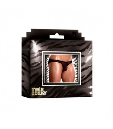 MALE POWER BIKINI NEGRO TRANSPARENCIAS