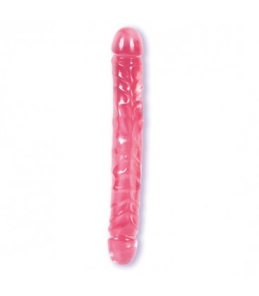 CRYSTAL JELLIES PENE DOBLE 30 CM ROSA