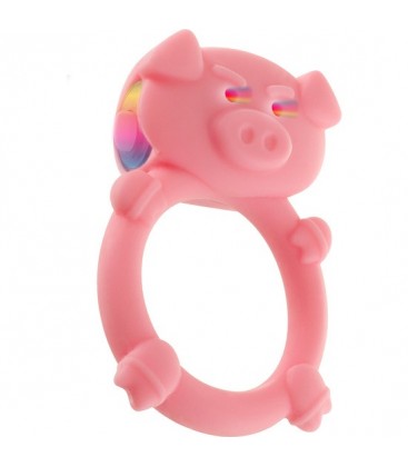 CERDITO LOCO ANILLO PARA EL PENE ROSA