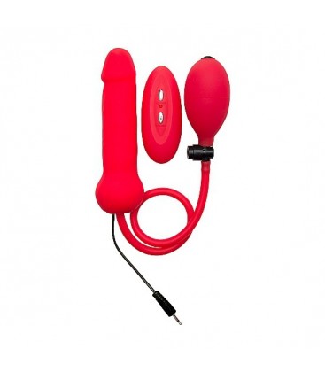 OUCH DILDO INFLABLE DE SILICONA ROJO