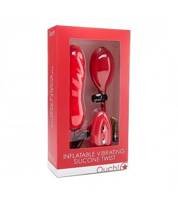OUCH TWIST INFLABLE DE SILICONA ROJO