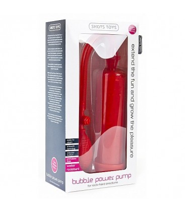 BUBBLE POWER PUMP DESARROLLADOR ROJO