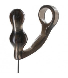 MANPOWER PLUG CON ANILLO PARA EL PENE Y MANDO TRANSPARENTE