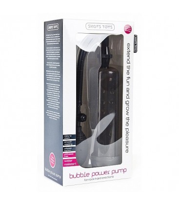 BUBBLE POWER PUMP DESARROLLADOR NEGRO