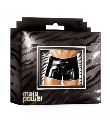 MALE POWER BOXER EFECTO LATEX NEGRO