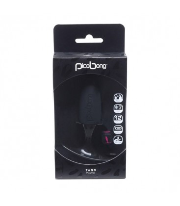 PICOBONG TANO PLUG CON VIBRADOR NEGRO