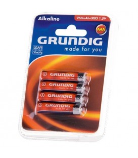 GRUNDIG ALCALINA LR03/AAA 4 PCS