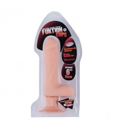 FUKTION CUPS VIBRADOR PUNTO P 15 CM CARNE