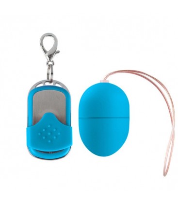 HUEVO VIBRADOR 10 VELOCIDADES CONTROL REMOTO AZUL PEQUENO