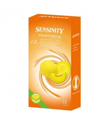 sensinity preservativos melon 12 uds cad 07 2015