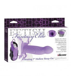 FETISH FANTASY ELITE ARNES HUECO VIBRADOR 18 CM MORADO