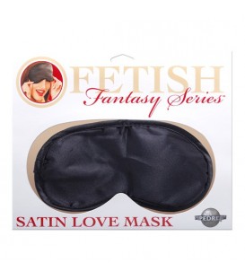 FETISH FANTASY MASCARA SATINADA NEGRA