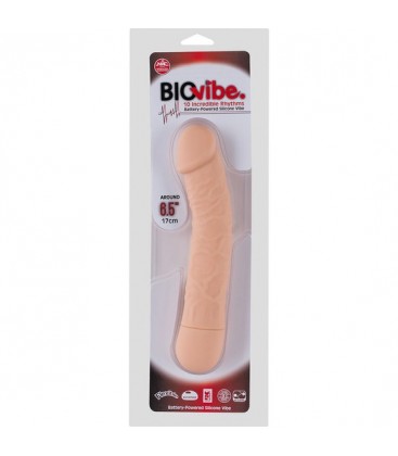 BIO VIBE PENE VIBRADOR DE 10 VELOCIDADES 17 CM