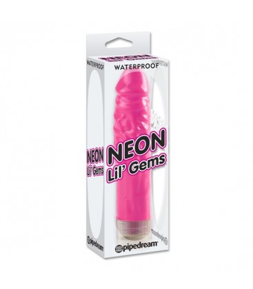 NEON LITTLE GEMS VIBRADOR ROSA