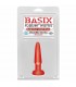 BASIX MINI PLUG ANAL DE GELATINA 9 CM ROJO