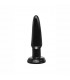 BASIX MINI PLUG ANAL DE GELATINA 9 CM BLACK