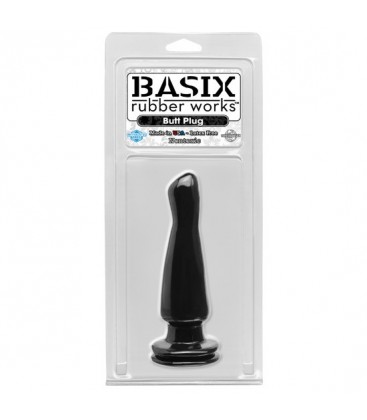 BASIX PLUG DE GELATINA 12 CM NEGRO