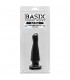 BASIX PLUG DE GELATINA 12 CM NEGRO