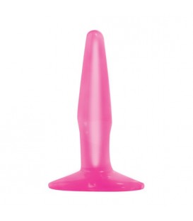 BASIX MINI PLUG ANAL DE GELATINA 9 CM ROSA