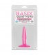 BASIX MINI PLUG ANAL DE GELATINA 9 CM ROSA
