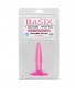 BASIX MINI PLUG ANAL DE GELATINA 9 CM ROSA