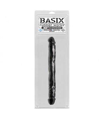 BASIX PENE DOBLE DE GELATINA NEGRO 34 CM