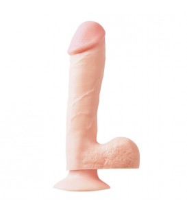 BASIX PENE DE GELATINA SUCCION NATURAL 19 CM