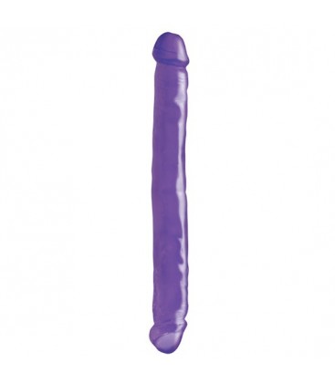 BASIX PENE DOBLE DE GELATINA LILA 34 CM