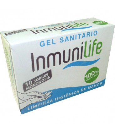 GEL SANITARIO INMUNILIFE 10 MONODOSIS