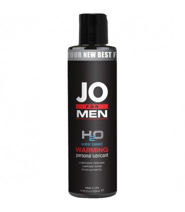 JO FOR MEN LUBRICANTE H2O EFECTO CALOR 125 ML