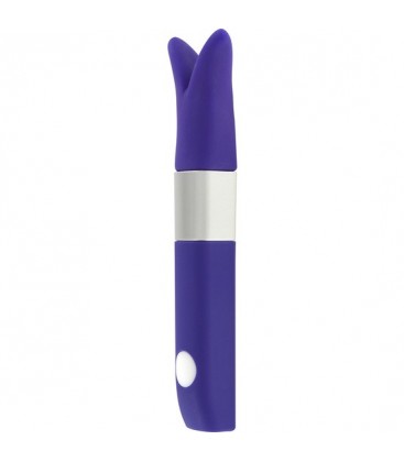 ESTIMULADOR CON VIBRADOR DE VIAJE MORADO