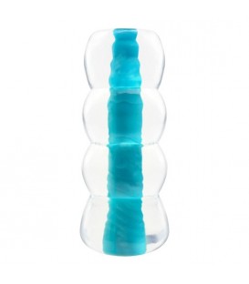 NEON JELLY MASTURBADOR MASCULINO AZUL