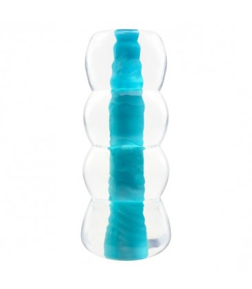 NEON JELLY MASTURBADOR MASCULINO AZUL