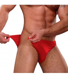 MALE POWER SLIP ARRANCABLE ROJO