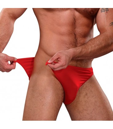 MALE POWER SLIP ARRANCABLE ROJO