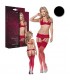 KISS ME CHEEKY GIRL CONJUNTO 3 PIEZAS NEGRO