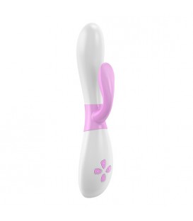 OVO K2 VIBRADOR CONEJITO BLANCO/ROSA