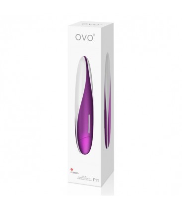 OVO F11 VIBRADOR BLANCO ROSA INTENSO