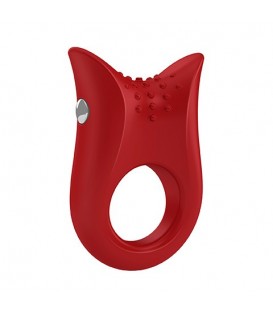 OVO B2 ANILLO VIBRADOR ROJA