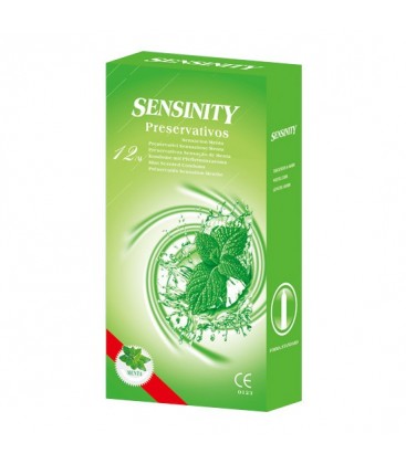 sensinity preservativos menta 12 uds cad 07 2015