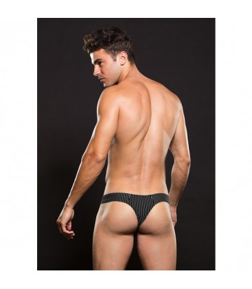 ENVY TANGA RAYADO NEGRO