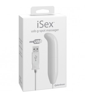 ISEX USB MASAJEADOR PUNTO G BLANCO