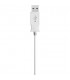 ISEX USB PLUG ANAL BLANCO