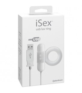 ISEX USB ANILLO VIBRADOR BLANCO