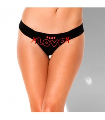 BLOVE TANGA PLAY LOVE NEGRO