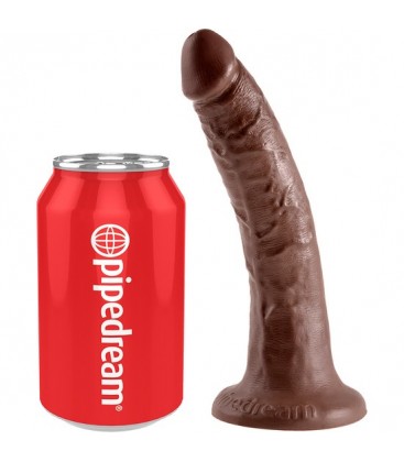 KING COCK PENE REALISTICO 18 CM MARRON