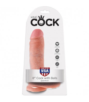 KING COCK PENE REALISTICO CON TESTICULOS 205 CM