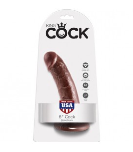 KING COCK PENE REALISTICO 15 CM MARRON